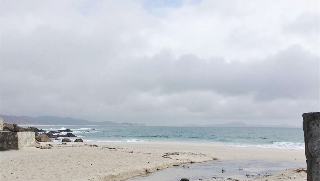 Vista general de Praia do Prado, Galicia