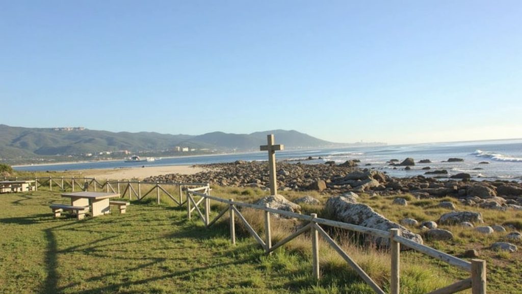 Ría y costa de Praia do Puntal en A Guarda, Pontevedra