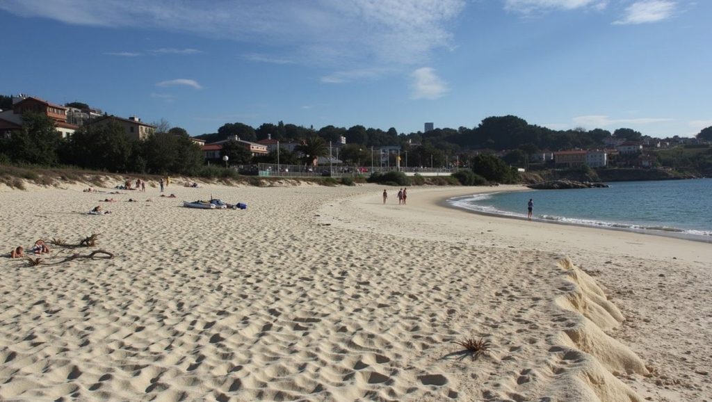 Aguas de Praia do Raso en Galicia (A Coruña)