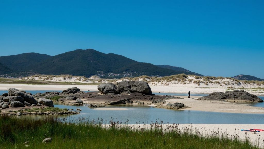 Praia do Rego da Auga en Carnota (A Coruña)