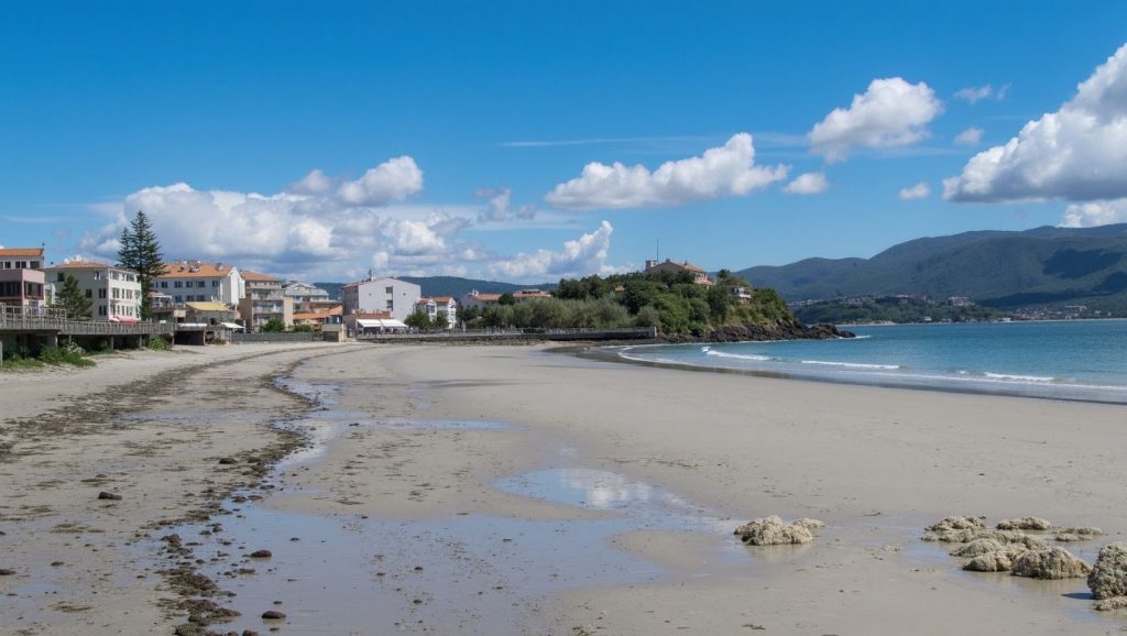Panorámica de Praia do Rego da Porta, Pontevedra