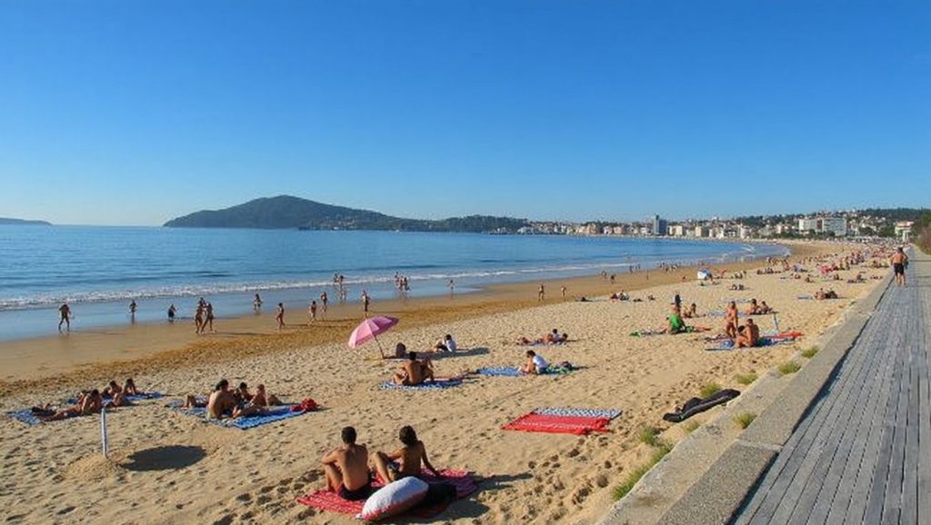 Aguas de Praia do Rego da Porta en Nigrán (Pontevedra)