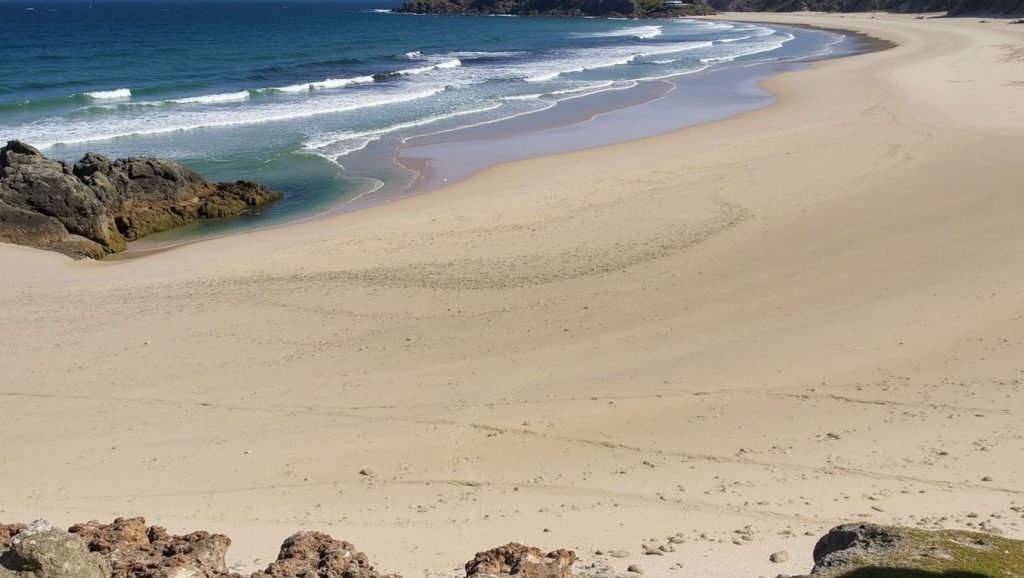 Arena de Praia do Riás, Malpica de Bergantiños (A Coruña)