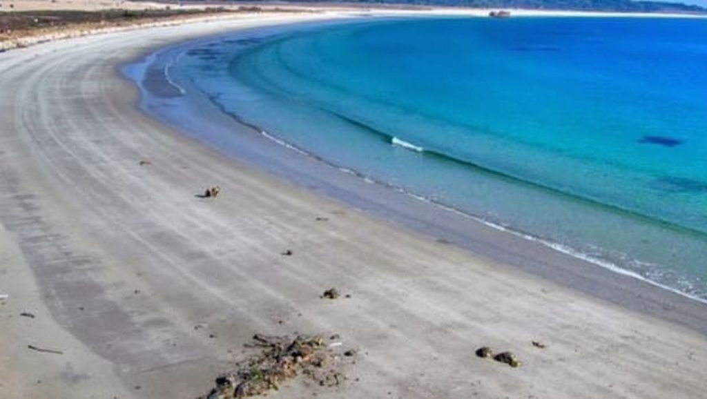 Aguas de Praia do Robalo en Ribeira (Pontevedra)