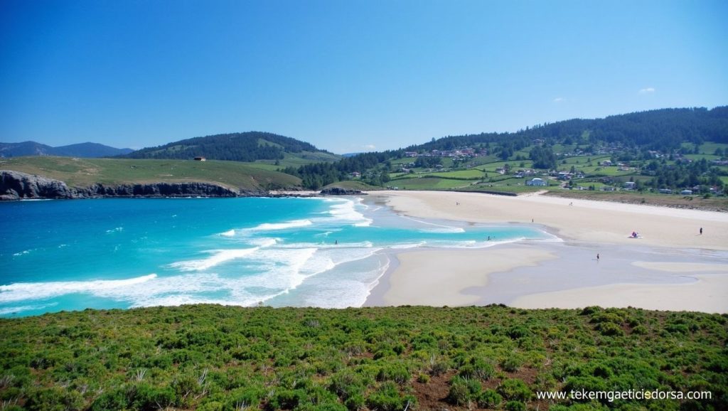 Entorno natural de Praia do Rodo en A Coruña