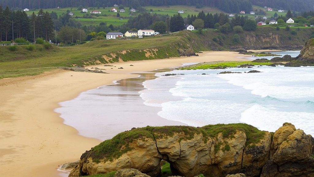 Costa de Praia do Rol en Viveiro, Lugo