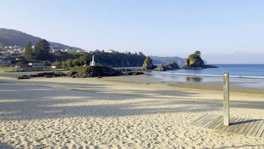 Entorno natural de Praia do Rol en Lugo
