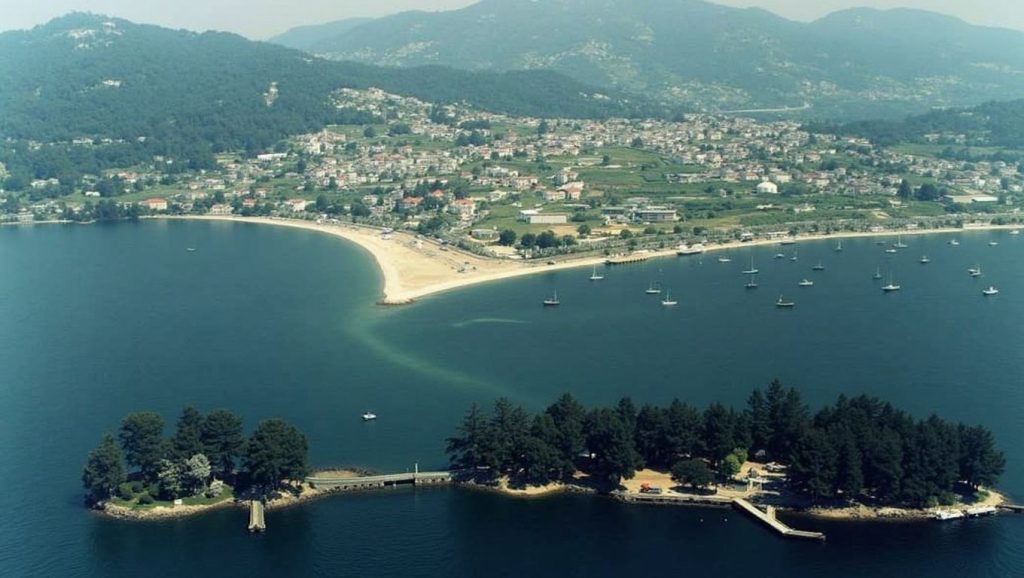Praia do Rolo en Redondela (Pontevedra)