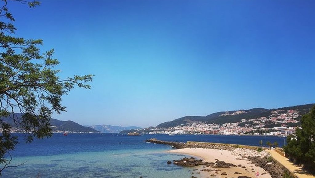 Aguas de Praia do Rolo en Redondela (Pontevedra)
