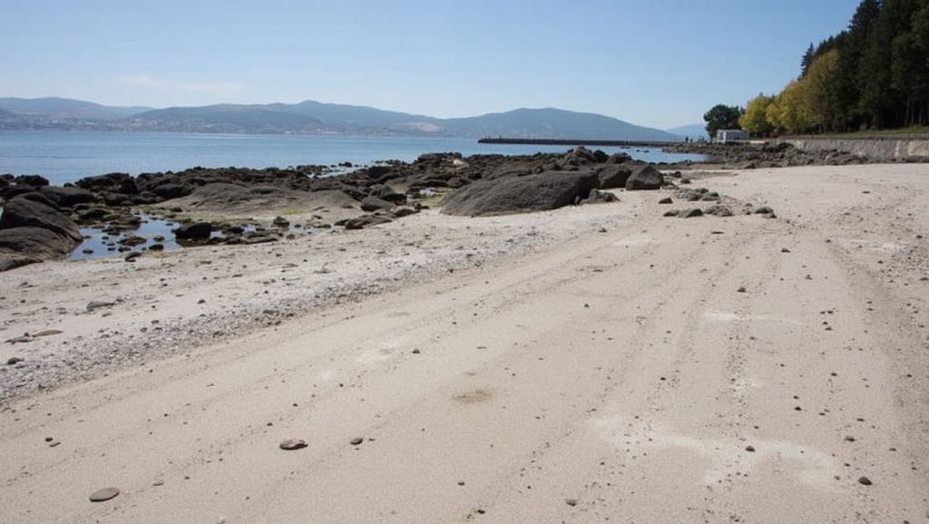 Praia do Salgueirón en Cangas de Morrazo (Pontevedra)