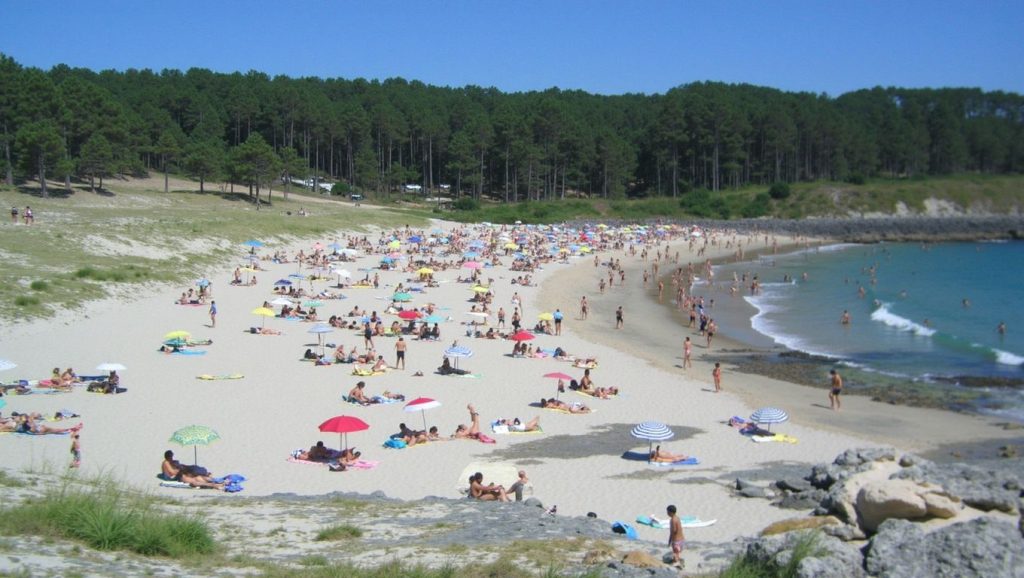 Arena de Praia do Salgueirón, Cangas de Morrazo (Pontevedra)