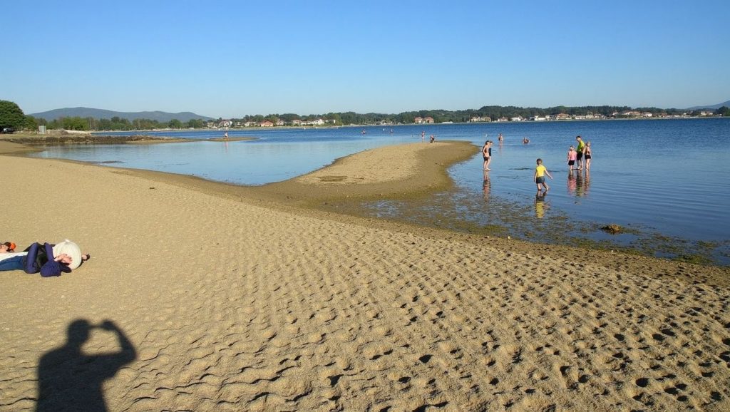 Playa do Saltiño en Boiro, A Coruña