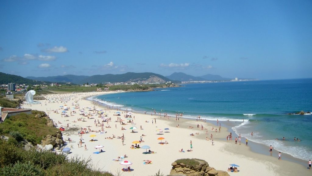 Panorámica de Praia do Sarrido, Lugo