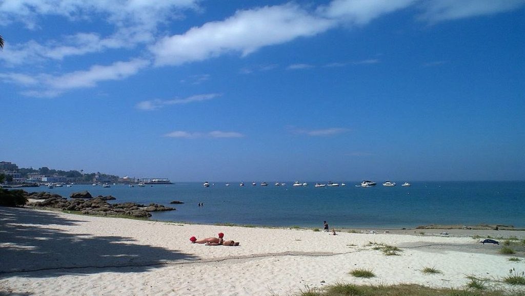 Praia do Serral en Vigo (Pontevedra)