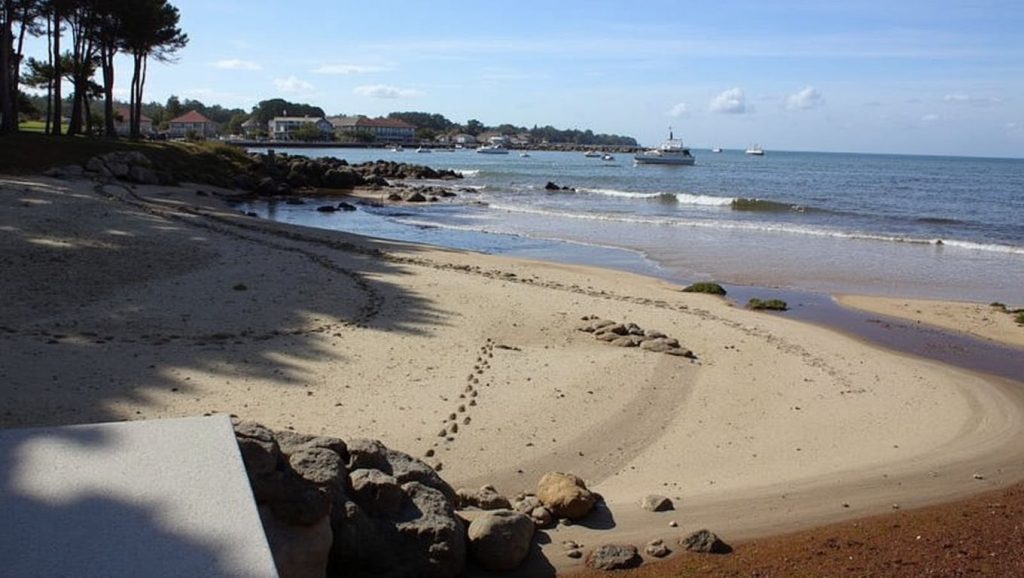 Ría y costa de Praia do Serral en Vigo, Pontevedra