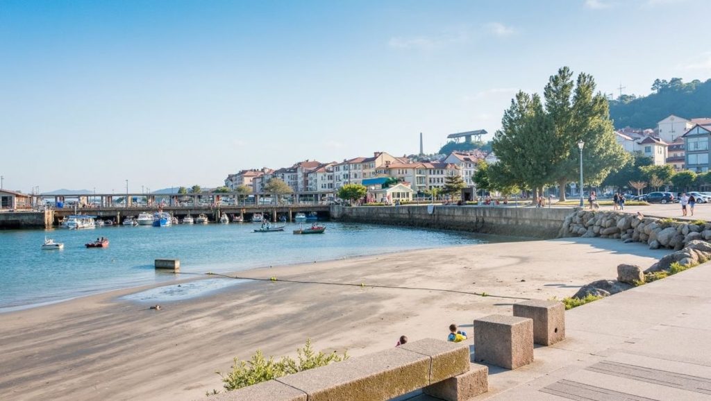 Praia do Sur do Almacén en Cangas de Morrazo (Pontevedra)