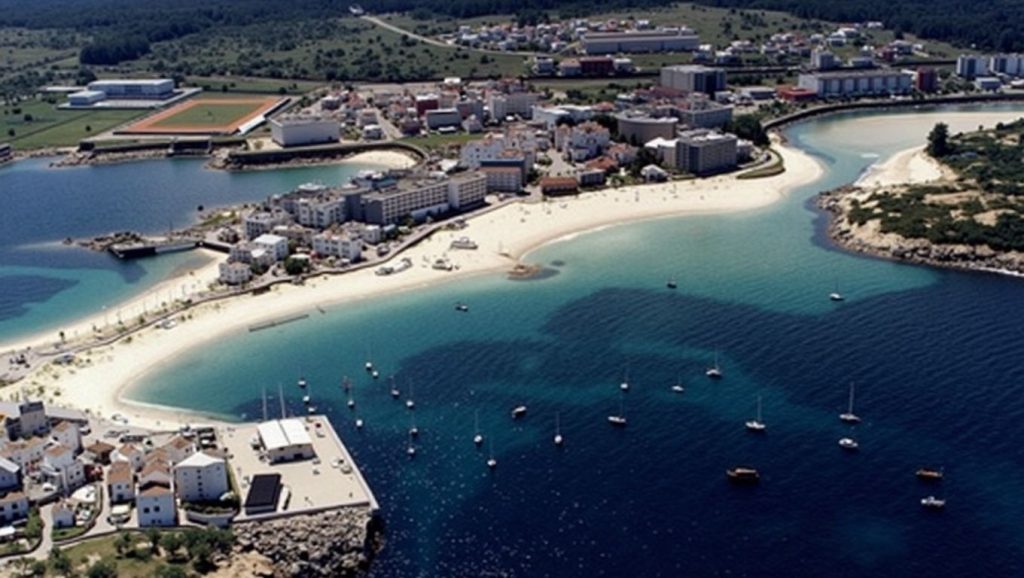 Panorámica de Praia do Torno, Lugo