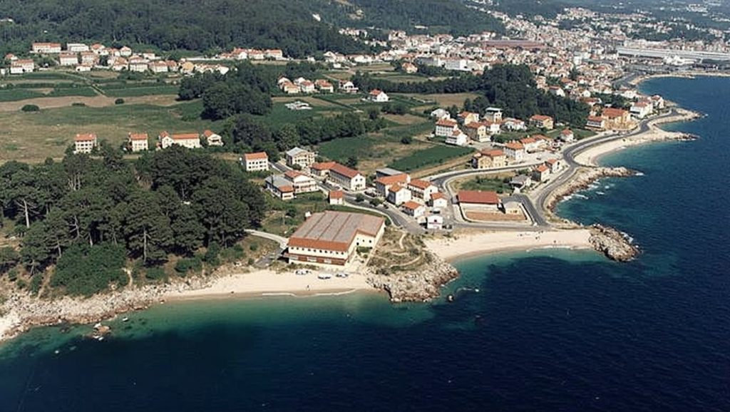 Panorámica de Praia do Touro, Pontevedra