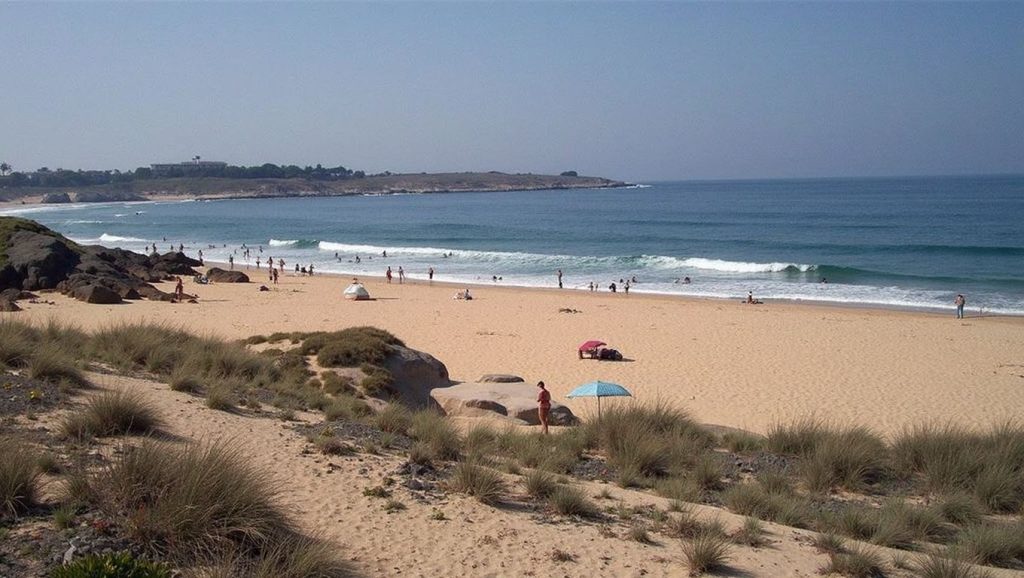 Playa do Vilar en Ribeira, A Coruña