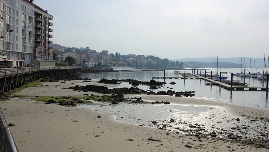 Panorámica de Praia dos Barcos, Pontevedra