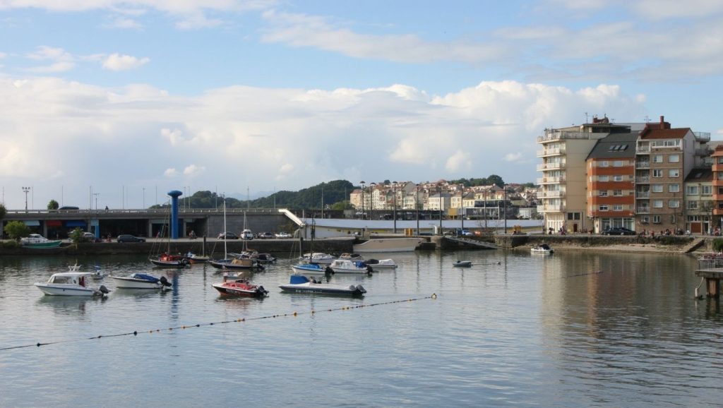 Aguas de Praia dos Barcos en Sanxenxo (Pontevedra)