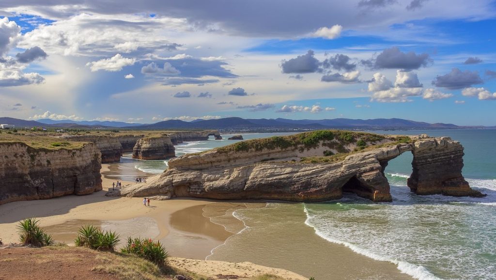 Panorámica de Praia dos Bloques, Asturias
