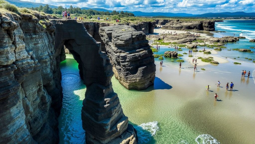 Acantilados y costa de Praia dos Bloques, Ribadeo (Asturias)