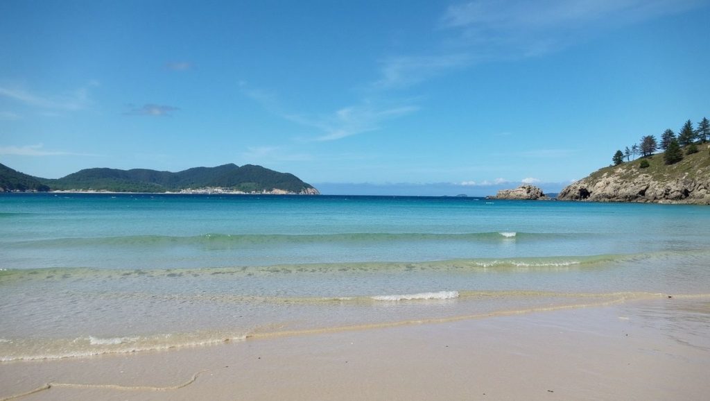Aguas de Praia dos Castelos en O Vicedo (Lugo)