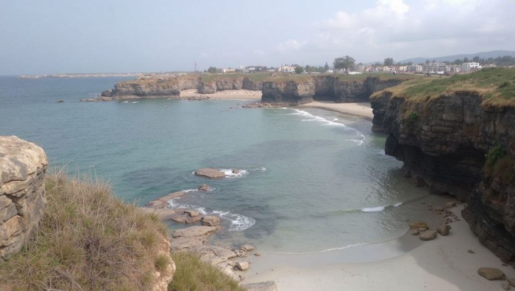 Aguas de Praia dos Castros en Ribadeo (Lugo)