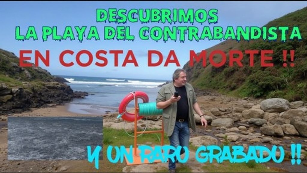 Entorno natural de Praia dos Contrabandistas en Pontevedra