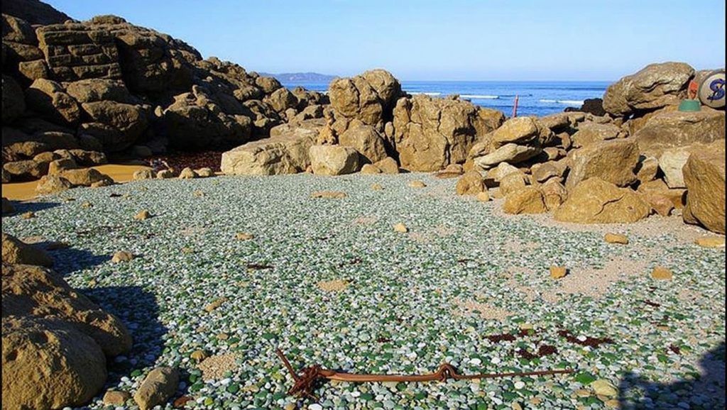 Panorámica de Praia dos Cristais, A Coruña