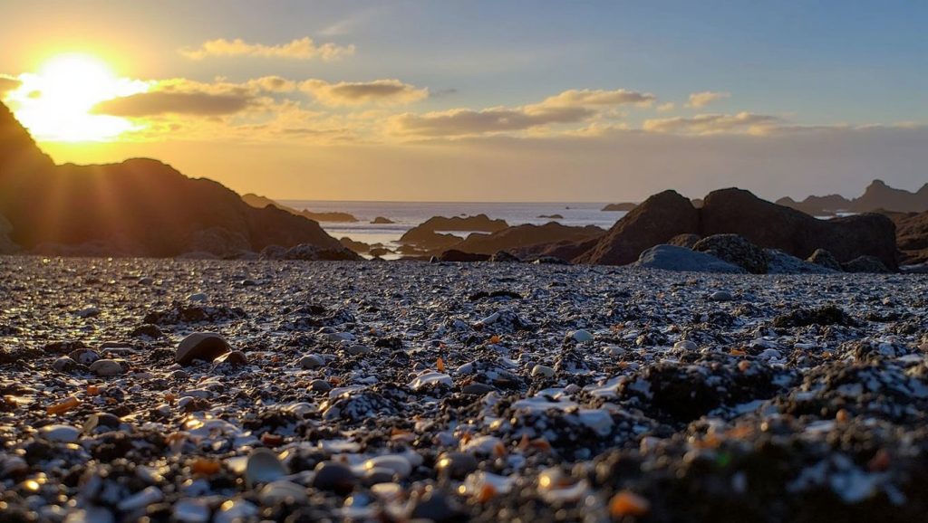 Arena de Praia dos Cristais, Laxe (A Coruña)