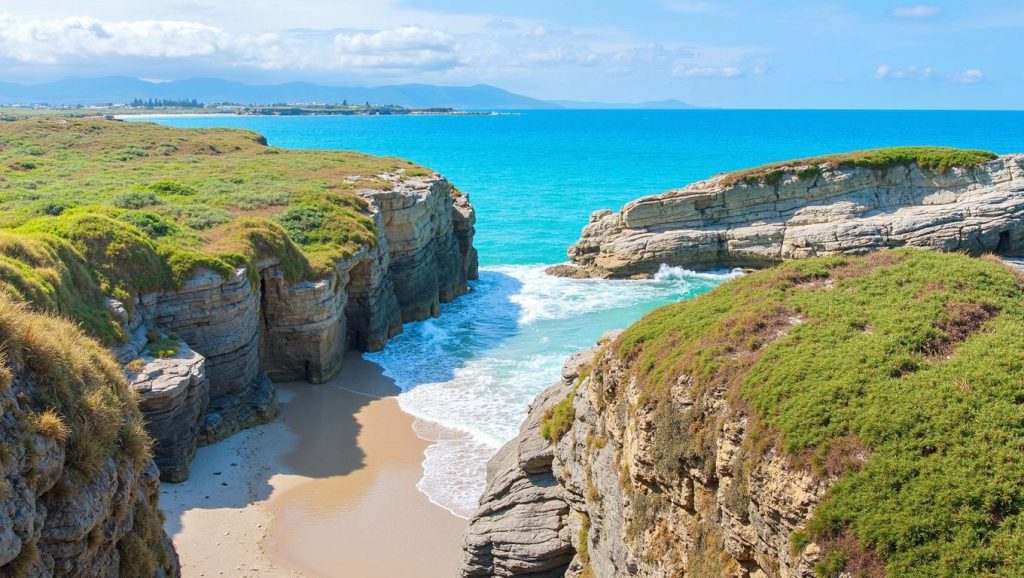 Entorno natural de Praia dos Espiños en Pontevedra