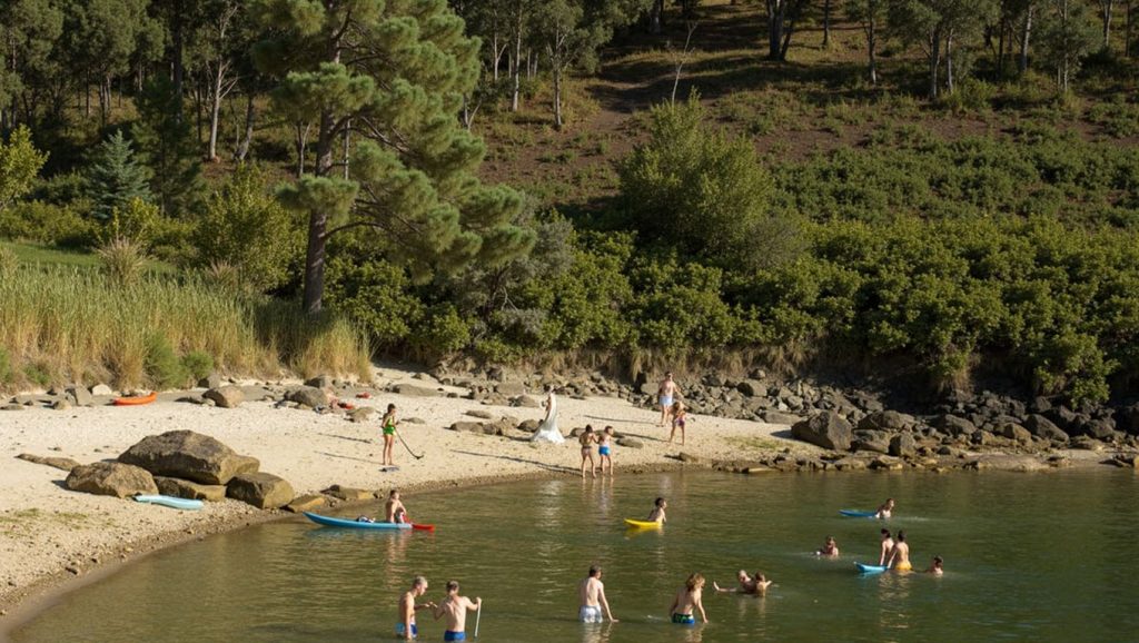 Costa de Praia dos Espiños das Aceñas en A Illa de Arousa, Pontevedra