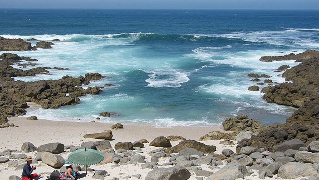 Arena de Praia dos Frades, Baiona (Pontevedra)