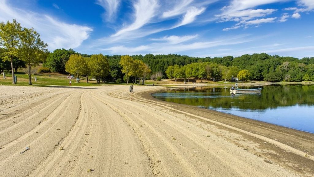 Aguas de Praia dos Franceses en A Veiga (Ourense)