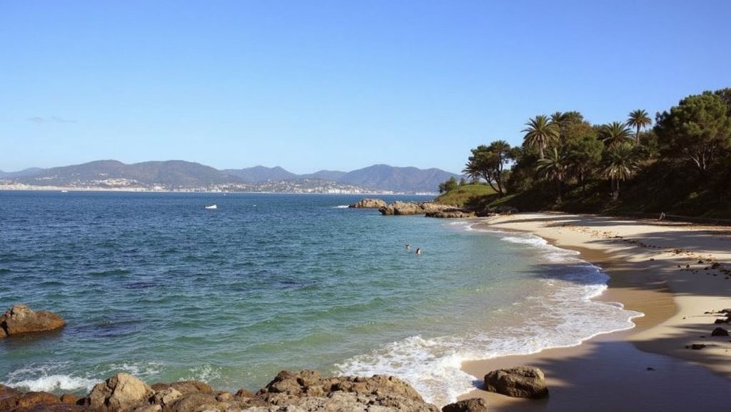Aguas de Praia dos Gatos en Pontedeume (A Coruña)