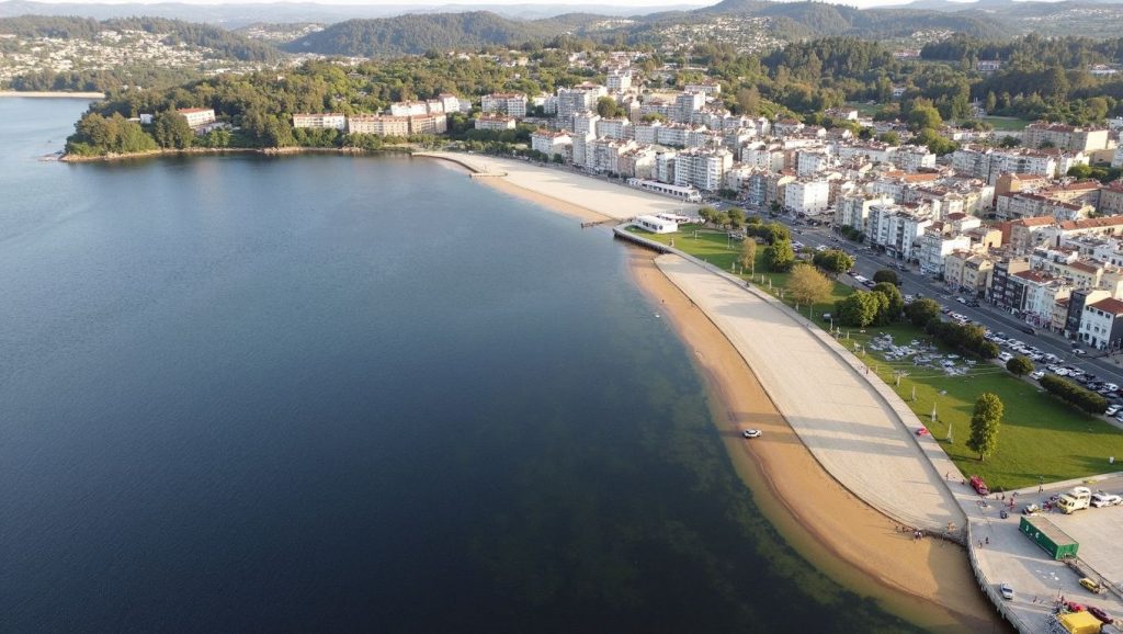Entorno natural de Praia dos Lobos en A Coruña