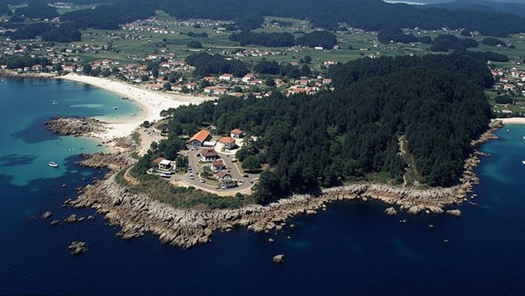 Panorámica de Praia dos Mortos, Pontevedra
