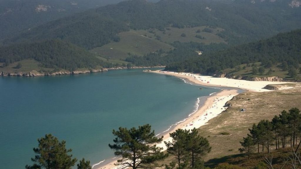 Panorámica de Praia dos Muíños, A Coruña