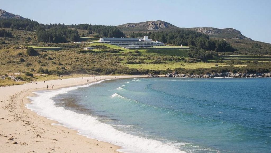Entorno natural de Praia dos Muíños en A Coruña