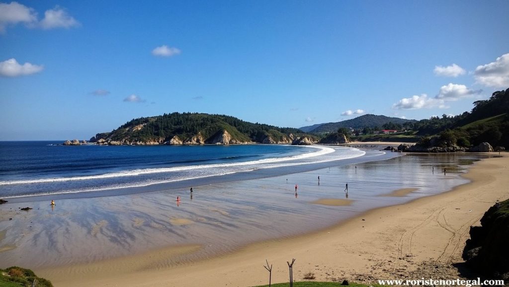 Panorámica de Praia dos Ourizos, Lugo