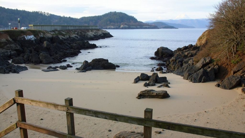 Entorno natural de Praia dos Ourizos en Lugo