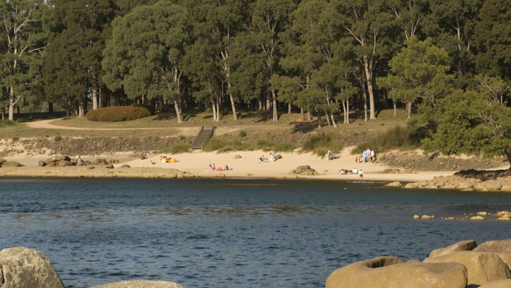 Aguas de Praia dos Petóns en A Illa de Arousa (Pontevedra)