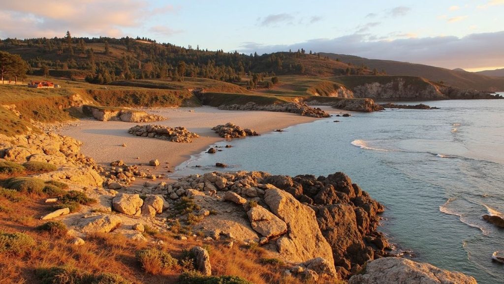Panorámica de Praia dos Ripibelos, A Coruña