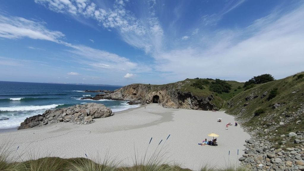 Aguas de Praia dos Ripibelos en Arteixo (A Coruña)