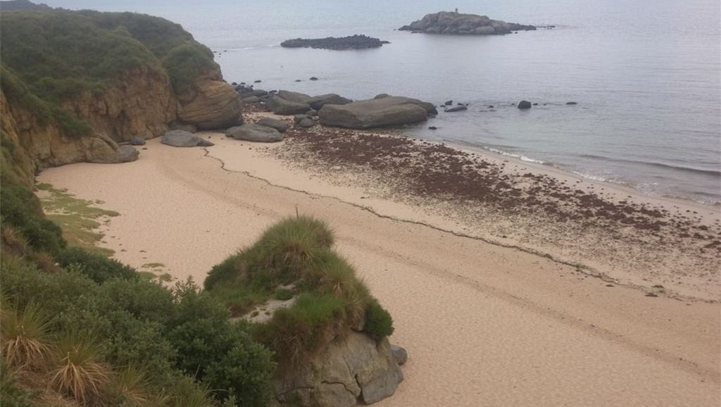 Praia dos Xuncos en Foz (Lugo)