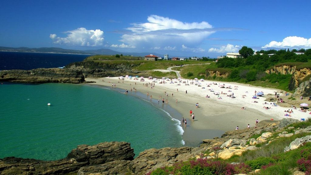 Entorno natural de Praia Lapa en Pontevedra