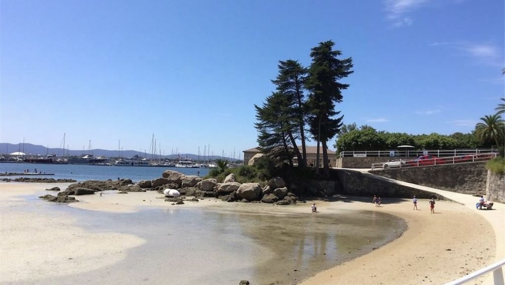 Praia Lavapáns en Sanxenxo (Pontevedra)