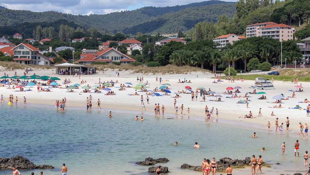 Aguas de Praia Lavapáns en Sanxenxo (Pontevedra)
